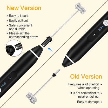 2 in 1 Rechargeable Electric Coffee Beater & Frother