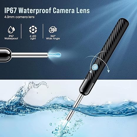 👂 1080P HD Ear Cleaner Camera Kit – Smart Earwax Removal Tool with 8-Piece Set | Wireless, Safe Cleaning for iOS & Android