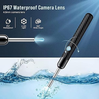 👂 1080P HD Ear Cleaner Camera Kit – Smart Earwax Removal Tool with 8-Piece Set | Wireless, Safe Cleaning for iOS & Android